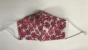 Gesichtsmaske Christmas Candy, 2-lagig Baumwolle, verstellbar, Größe: Regular - Bild 1 von 6