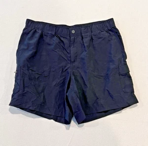 Columbia Damen Freizeit Cargo Wandern Outdoor Shorts Navy Blau Gr. Medium - Bild 1 von 11