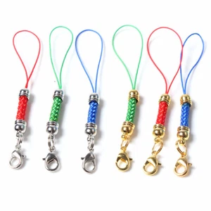 20 pièces sangle de cordon de téléphone portable à faire soi-même lariat avec fermoir homard anneau fendu - Photo 1 sur 38