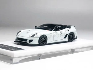Car's Lounge 1:64 weiß 599xx GTO #2 Racing Sport Modell Diecast Resin Auto - Bild 1 von 5
