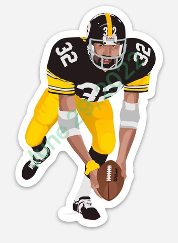 Franco Harris MAGNET-Pittsburgh Steelers NFL Vector art Man Cave card Cover