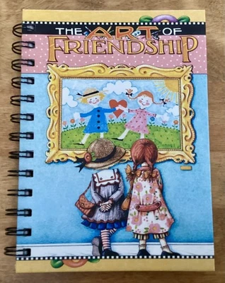 Wire Bound Hardcover Writing Journal, Mary Engelbreit-The Art of Friendship, NEW - Image 1 of 4