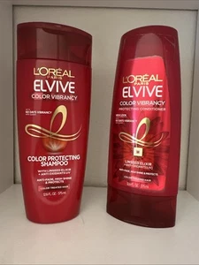 L'Oreal Paris Elvive Color Vibrancy Protecting Shampoo & Conditioner 12.6 fl oz - Picture 1 of 5