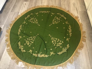 Vintage~ California Hand Prints Tablecloth- Christmas (55X45) - Picture 1 of 9