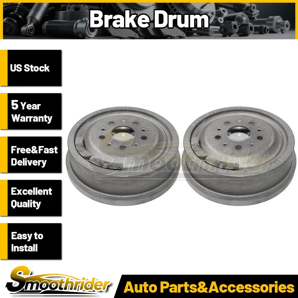 Tambor de freno delantero DuraGo 2 piezas para Ford Country Squire 1960-1965 1966 1967 1968 Foto 1 de 3