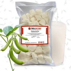 Sojawachs Candle Blend Kerzenwachs natürlich vegan für Duftkerzen - Größe: 100 g - Bild 1 von 8