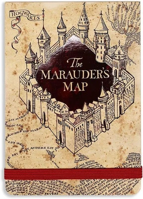 Journal de poche Harry Potter Carte du maraudeur Half Moon Bay - Photo 1/2