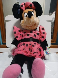 Abito/arco Minnie Mouse 27" vintage Applausi anni 80 rosa/nero - Foto 1 di 6