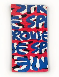 Toalla de playa de gran tamaño Y2K Stephen Sprouse graffiti Target Punk Rock Patriot de colección - Imagen 1 de 7