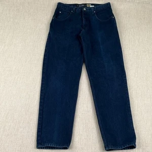 Anchor Blue Loose Baggy Jeans Mens 33" x 31" Grunge Y2K Vintage Blue Skater Rave - Picture 1 of 19