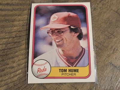 1981 Fleer #211 Tom Hume Cincinnati Reds Nmmt - Image 1 of 3