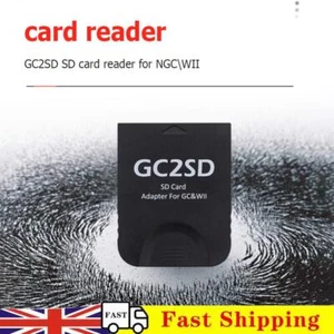Memory Card Adapter Plug And Play Portable for GameCube Wii Game Consoles - Afbeelding 1 van 21