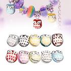 10X Ceramic Owl Beads Bulk Jewelry Making For Bracelet Bags Jewelry Findings