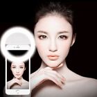 Beauty Selfie LED Ring Flash Light Clip Camera For SmartPhone Samsung Huawei LG