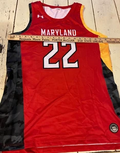 Under Armour Basketball Jersey Maryland 22 Medium - Picture 1 of 10