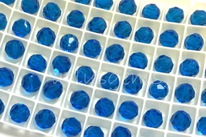 SALE 12Pcs SWAROVSKI Crystal Components  #5000 Faceted Round Beads 7mm USA  - Picture 1 of 22