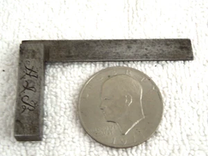 Vintage Machinists' Right-Angle Stainless-Steel Square - Picture 1 of 5