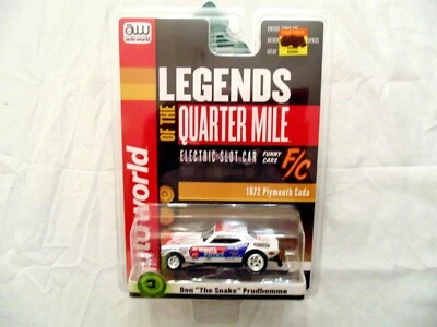 AUTO WORLD LEGENDS OF THE 1/4 MILLA WHITE SNAKE II COCHE DIVERTIDO Foto 1 de 2