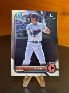 2022 Bowman Draft Chrome 1st #BDC-67 Joe Lampe - Cleveland Guardians - Picture 1 of 2