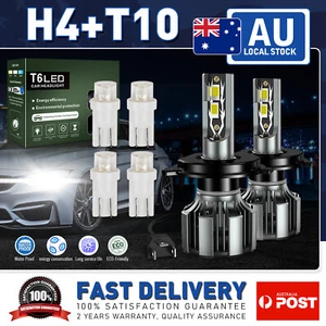 NEW MODIGT H4+T10 LED Headlight Globe For Peugeot 306 Hatchback 1993 1994 1995 - Picture 1 of 24