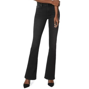 JOE'S High Rise Bootcut Jeans 0/25 Black Flawless Stretch Denim NWT - Picture 1 of 11