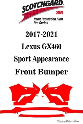 Película de protección de pintura 3M Scotchgard serie Pro 2019 2020 2021 Lexus GX 460 Sport Foto 1 de 3