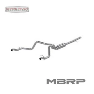 ESCAPE DOBLE MBRP PARA 2019 CHEVY SILVERADO GMC SIERRA 1500 5.3L 4.3L SALIDA TRASERA - Imagen 1 de 4