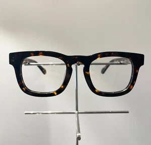 Retro Mode Dick Acetat Hochwertig Brille Brillengestell SCHILDPATT - Bild 1 von 5