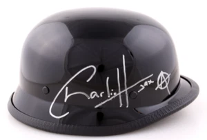 Charlie Hunnam signierter Bikerhelm mit gezeichneter Skizze & "Jax" - JSA authentifiziert - Bild 1 von 4