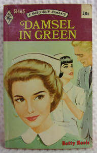Damsel w kolorze zielonym (Harlequin Romance, 1970) Betty Neels #51465 1. edycja *Czerwona krawędź