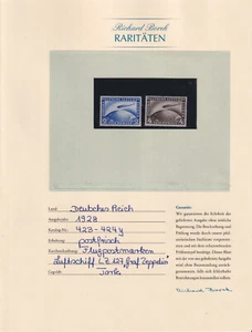 Deutsches Reich 1928 Mi. 423-424 postfrisch ** MNH Flugpost Zeppelin - Picture 1 of 3