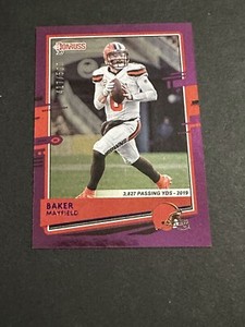2020 Donruss Baker Mayfield Season Stat Line #71 /500 - FREE SHIPPING
