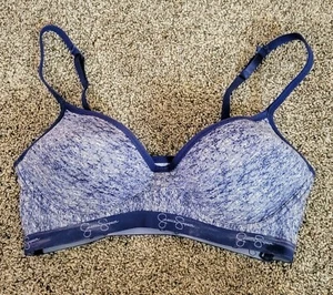 Women's Jessica Simpson Sports Bra Navy & White 36C - Picture 1 of 7