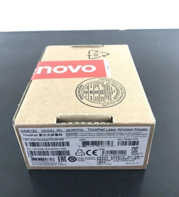 2.4G Wireless laser Mouse for lenovo thinkpad 0A36193 - Image 1 of 4