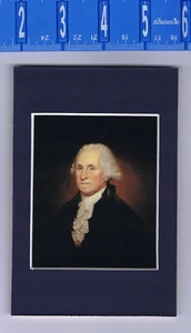 George Washington, Presidential Portrait - Matted Art 4X6 - Picture 1 of 1