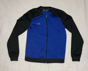 Under Armour Men's Full Zip Blue Jacket Size Medium - Picture 1 of 4