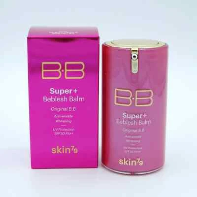 Skin79 Super+ Beblesh Balm SPF30 PA++ 粉红色 40ml 抗皱 K-Beauty — 第 1/3 张图片