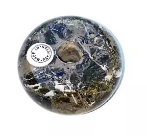 NUEVO STOCK ANTIGUO 2,5" dia Mármol Forma Donut Lámpara Espaciador Lámpara Break Parte-VERDE OSCURO - Imagen 1 de 11
