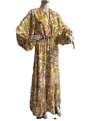 Hermoso Vestido de Verano Colorido Vince Cavuto en Niveles Talla Pequeña Foto 1 de 4