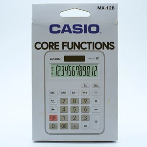 Casio MX-12B Desktop Calculator – 12-Digit – Dual Power - White - New & Sealed - Picture 1 of 7