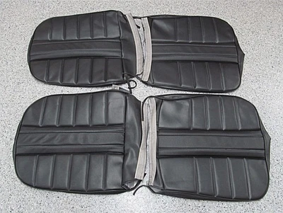 Galaxie 500 XL 1966 7 litros tapizado de asiento para cucharones delanteros negro Foto 1 de 3