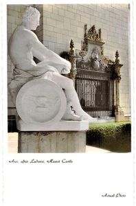 Hearst Castle Ares Ludovisi Statue Actual Photo Co Real Photo Color RPPC 1960 - Picture 1 of 2