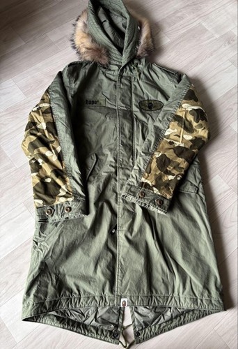A BATHING APE (BAPE) Cappotto mimetico Abathing Bape UOMO us intime ottimeioni condiz ta