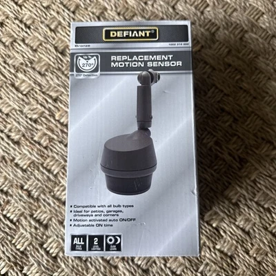 NEW Defiant 270-degree Bronze Replacement Motion Sensor for ALL BULB TYPES - Image 1 of 3