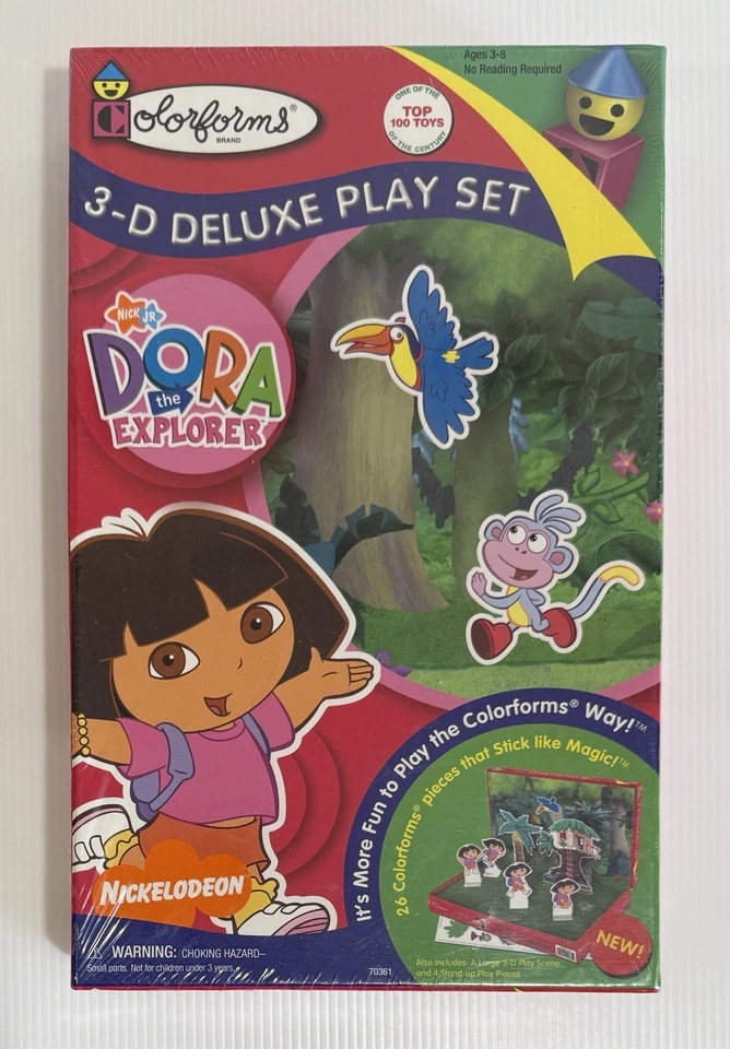 Juego Colorforms Dora The Explore 3D Deluxe Nuevo Precintado 2007 Foto 1 de 4