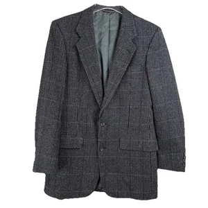 VTG 80s Christian Dior Monsieur Men 40L Pinstripe Blazer USA - Picture 1 of 15
