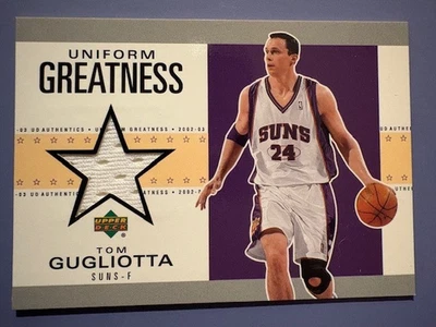 2002-03 Tom Gugliotta UD Uniform Greatness Jersey - Image 1 of 2