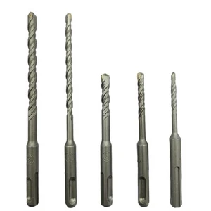 5 PCS SDS Plus Rotary Hammer Drill Bits and Chisel Set(5,6,8mm), Concrete Mas... - Picture 1 of 8