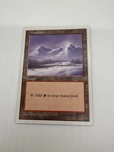 Magic The Gathering Mountain Fifth Edition Land Vintage Add To Your Mana Pool - Picture 1 of 12
