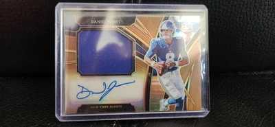 Daniel Jones 2019 Select Rookie Patch Auto RPA /15 Copper - Colts/Giants! - Image 1 of 2